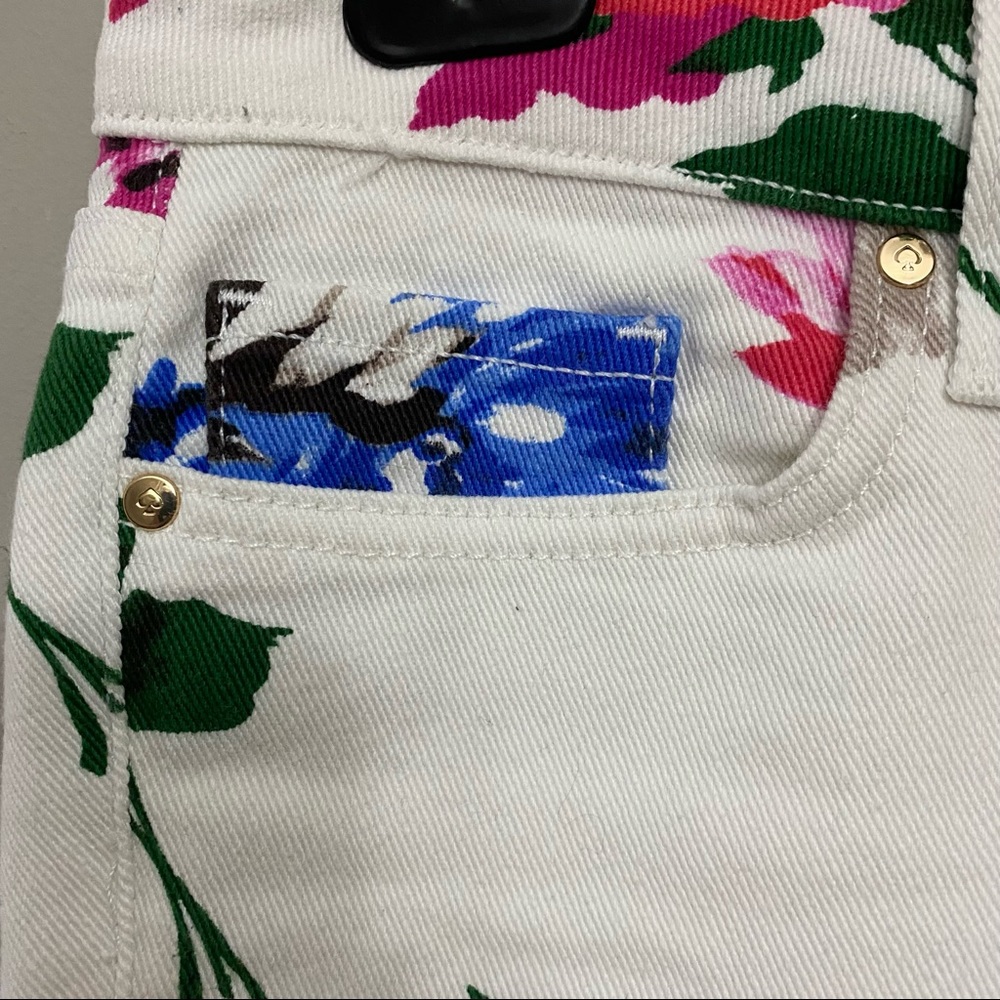 Kate Spade Broome Street Floral Jeans - Picture 8 of 16
